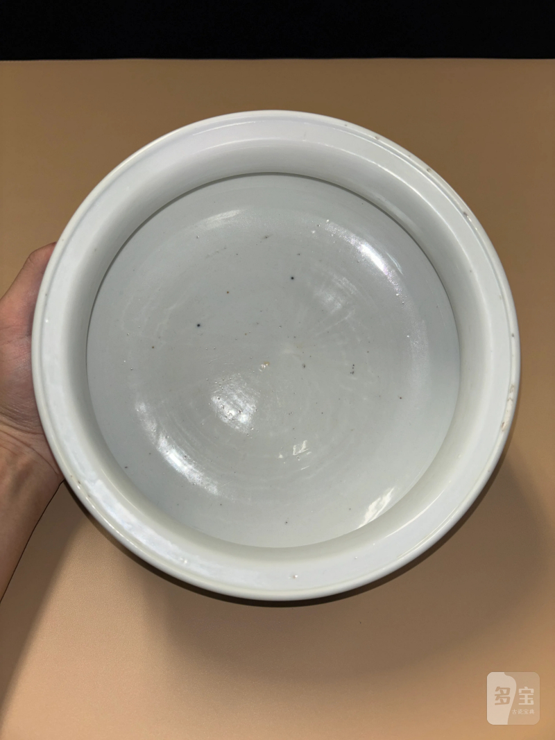 清康熙 青花山水人物纹香炉 - 图6
